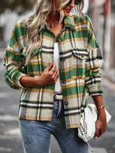 Load image into Gallery viewer, Women’s Plaid Long Sleeve Buttoned Jacket in 2 Colors S-XL