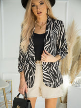 Load image into Gallery viewer, Women’s Open Long Sleeve Blazer in 3 Patterns S-XL
