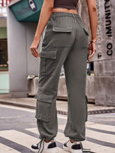 Load image into Gallery viewer, Women’s Multi-Pocket Denim Cargo Pants in 5 Colors Waist 25-39
