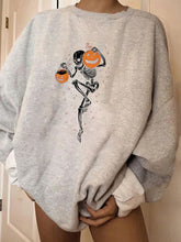 Load image into Gallery viewer, Women’s Halloween Long Sleeve Fleece Sweatshirt in 2 Colors S-XXL