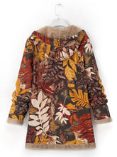 Load image into Gallery viewer, Women’s Printed Hooded Plush Coat with Pockets in 9 Patterns Sizes 4-18