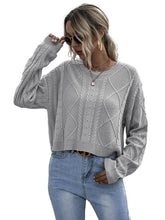 Load image into Gallery viewer, Women’s Long Sleeve Knit Sweater in 2 Colors Sizes 4-12