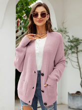 Load image into Gallery viewer, Women’s Solid Buttoned Up Cardigan with Pockets in 2 Colors S-XL