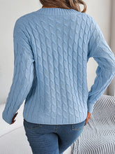 Load image into Gallery viewer, Women’s Long Sleeve V-Neck Twist Knit Sweater in 3 Colors S-L - Wazzi&#39;s Wear