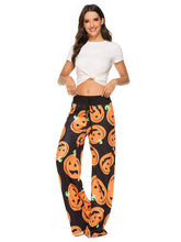 Load image into Gallery viewer, Women&#39;s Halloween Pumpkin Loungepants in 2 Patterns S-L - Wazzi&#39;s Wear