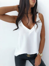 Load image into Gallery viewer, Women’s Sleeveless Camisole V-Neck Top in 5 Colors S-XXL - Wazzi&#39;s Wear