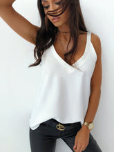 Load image into Gallery viewer, Women’s Sleeveless Camisole V-Neck Top in 5 Colors S-XXL - Wazzi&#39;s Wear