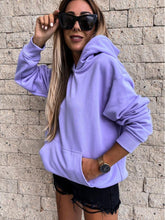Load image into Gallery viewer, Women’s Hooded Long Sleeve Sweatshirt with Kangaroo Pocket in 4 Colors S-XXL - Wazzi&#39;s Wear