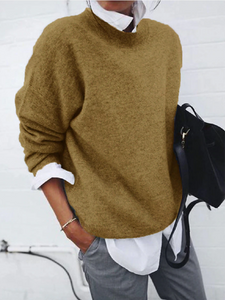 Women's Long Sleeve Sweater in 5 Colors Sizes 4-14 - Wazzi's Wear