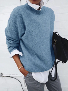 Women's Long Sleeve Sweater in 5 Colors Sizes 4-14 - Wazzi's Wear