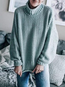 Women’s Long Sleeve Turtleneck Knit Sweater in 13 Colors Sizes 4-14 - Wazzi's Wear