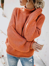 Load image into Gallery viewer, Women’s Long Sleeve Turtleneck Knit Sweater in 13 Colors Sizes 4-14 - Wazzi&#39;s Wear
