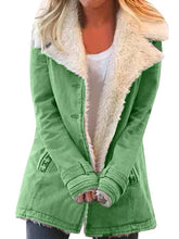 Load image into Gallery viewer, Women’s Plush Long Sleeve Jacket with Lapel in 8 Colors Sizes 4-18 - Wazzi&#39;s Wear