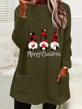 Load image into Gallery viewer, Women&#39;s Long Sleeve Plush Pullover Christmas Sweater with Pockets in 6 Colors Sizes 4-14 - Wazzi&#39;s Wear