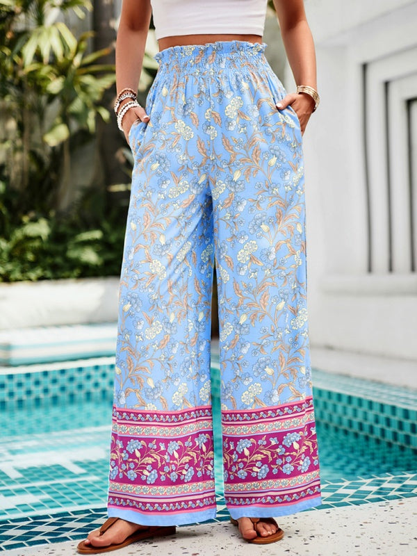Women's New Style Casual Printed Trousers - Wazzi's Wear