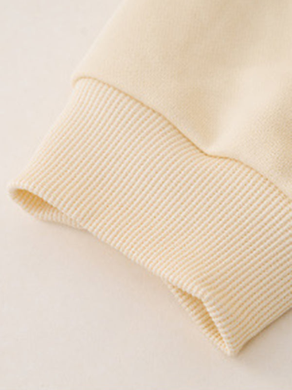 Women's Wholesale Round Neck Casual Letter Pattern Sweatshirt - Wazzi's Wear