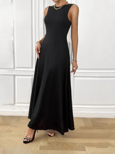 Load image into Gallery viewer, Women’s Black Sleeveless High Waist Dress S-XL - Wazzi&#39;s Wear