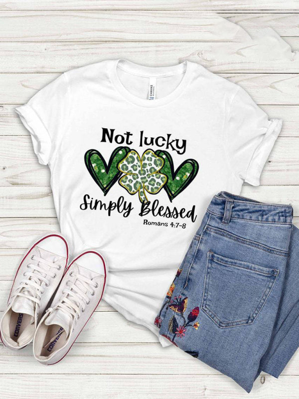 Lucky Simply Blessed Short Sleeve Top