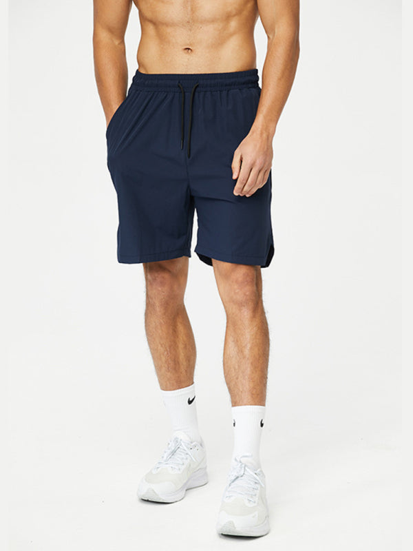 Men's Athletic Drawstring Shorts with Pockets in 4 Colors M-3XL - Wazzi's Wear