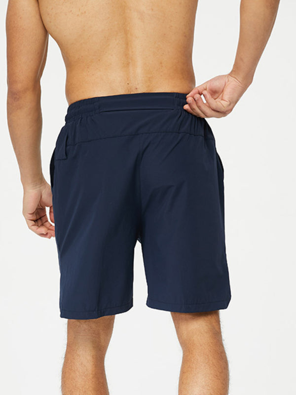 Men's Athletic Drawstring Shorts with Pockets in 4 Colors M-3XL - Wazzi's Wear