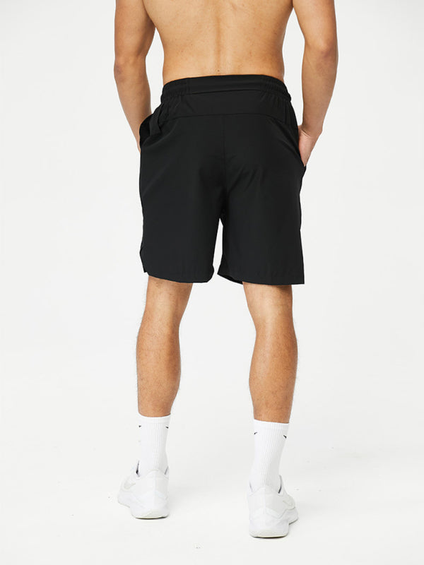 Men's Athletic Drawstring Shorts with Pockets in 4 Colors M-3XL - Wazzi's Wear