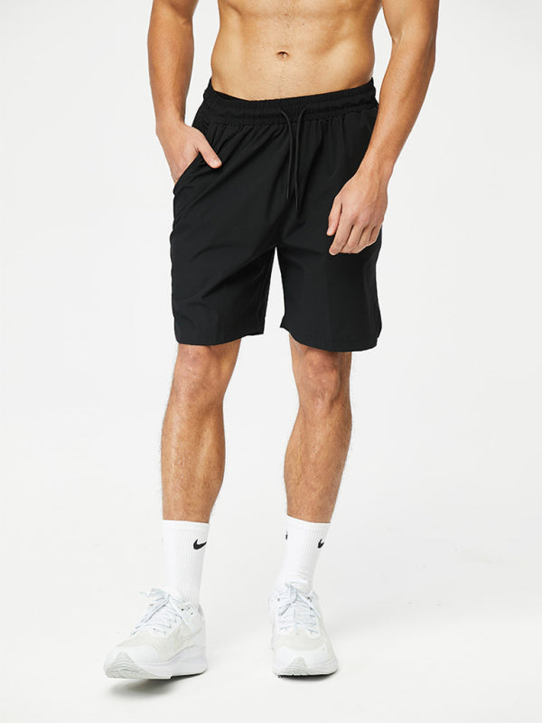 Men's Athletic Drawstring Shorts with Pockets in 4 Colors M-3XL - Wazzi's Wear