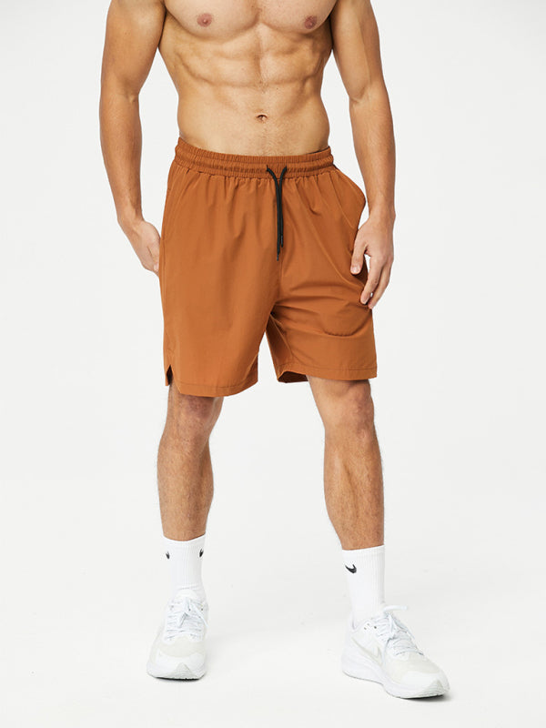 Men's Athletic Drawstring Shorts with Pockets in 4 Colors M-3XL - Wazzi's Wear