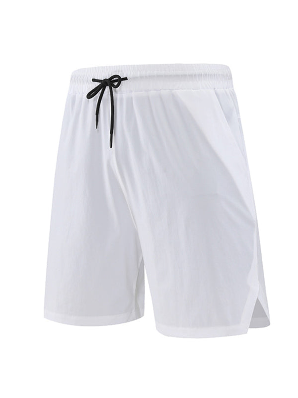 Men's Athletic Drawstring Shorts with Pockets in 4 Colors M-3XL - Wazzi's Wear