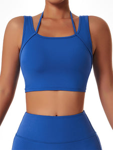 Women's Cropped Sleeveless Activewear Top in 4 Colors Sizes 8-14