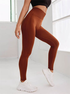 Women's Solid High Waist Yoga Pants in 5 Colors Sizes 4-14