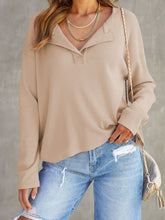 Load image into Gallery viewer, Women&#39;s V-Neck Long Sleeve Top in 5 Colors S-XL - Wazzi&#39;s Wear