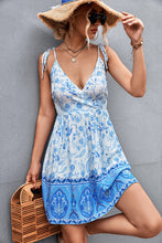 Load image into Gallery viewer, Women&#39;s Floral Boho Mini Dress with Spaghetti Straps in 2 Colors Sizes 4-12