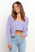 Load image into Gallery viewer, Women&#39;s Knit Top and Cardigan Two-Piece Set in 2 Colors S-XL - Wazzi&#39;s Wear