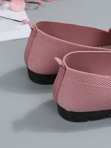 Pink Closed Toe Slip-On Loafers - Wazzi's Wear