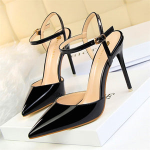 Pointed Toe Thin Heel Dress Shoes in 11 Colors