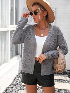 Women's Knitted Open Cardigan in 4 Colors Sizes 4-10