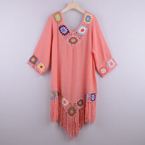 Women’s Boho Beach Cover-Up in 6 Colors S-L