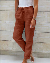 Load image into Gallery viewer, Women&#39;s Elastic Waist Solid Wide Leg Pants in 7 Colors Sizes 4-14